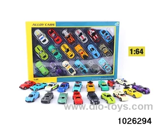 1:64 back to the force of the alloy car in 18pcs window box