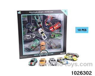 8.6 Metal rebound racing in 10pcs window box