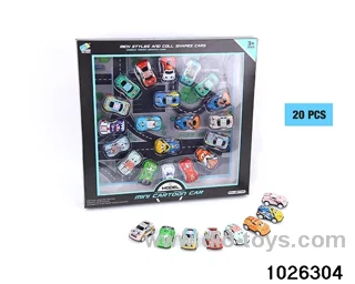 4.8 Metal rebound racing in 20pcs window box