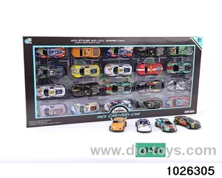 8.6 Metal rebound racing in 20pcs window box