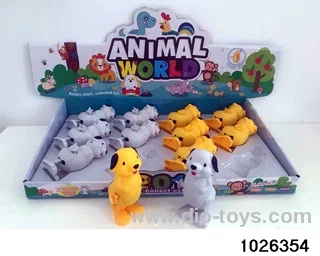 wind-up dog in display box