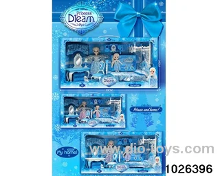 Doll dresser set in window box