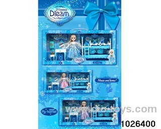 Doll dresser set in window box