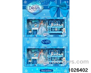 Doll dresser set in window box