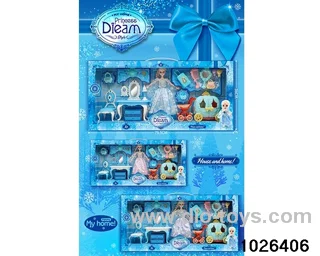 Doll dresser set in window box