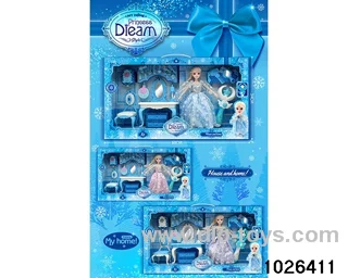 Doll dresser set in window box