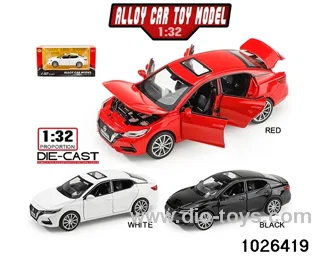 1:32 Alloy Pull Back Car in window  box