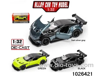 1:32 Alloy Pull Back Car in window  box