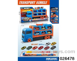 Ejector folding track set in display box