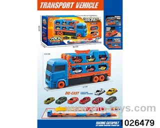 Ejector folding track set in color box