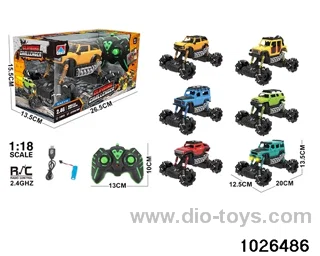 1:18 2.4G 7ch RC car in window box
