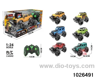 1:24 2.4G 7ch RC car in window box