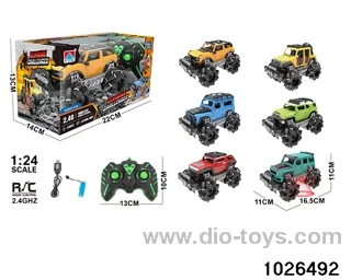 1:24 2.4G 7ch RC car in window box