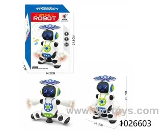 B/O ROBOT WITH LIGHT/MUSIC