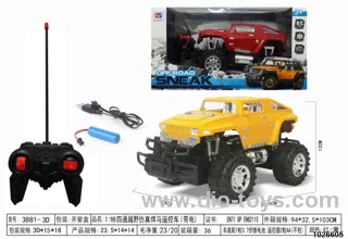 4ch RC car in window box