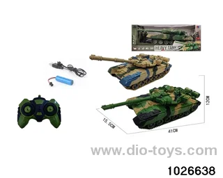 2.4G 8ch RC Tanks W L/M in window box