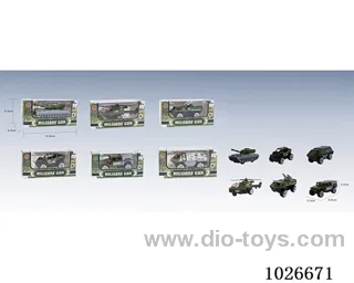 free wheel alloy car 6sets mixed loading in window box