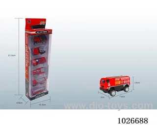 1:55 6pcs Pull Back Alloy Car 6sets&6color mixed loading in window box