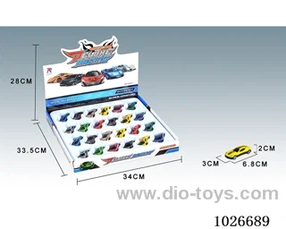 24pcs free wheel alloy car 12sets&12color mixed loading in display box
