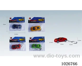free wheel alloy car 4sets&4color mixed loading  in PVC bag with header