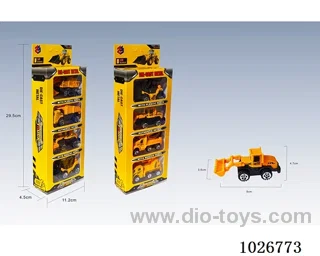 4pcs 1:55 free wheel alloy car  8sets&8color mixed loaidng in window box