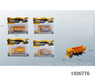 pull back alloy car 4sets &4color mixed loading in blister card