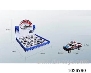 1:50 24pcs  pull back alloy car 6sets &6color mixed loading in display box