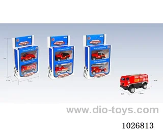 2pcs 1:55 pull back alloy car 6sets&6color mixed loading in window box