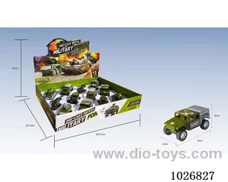 12pcs 1:55 pull back alloy car 6sets&6color mixed loading in display box