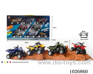 1:55 8pcs pull back alloy car 2sets&4color mixed loading in window box