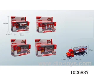 pull back alloy car 4sets &4color mixed loaidng in window box