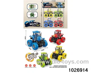 Double inertia stunt car in pvc bag