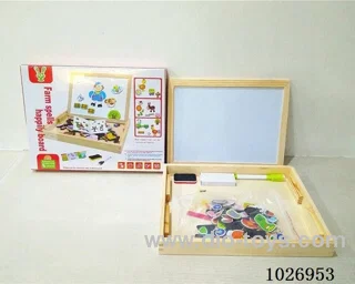 Magnetic puzzle in color box