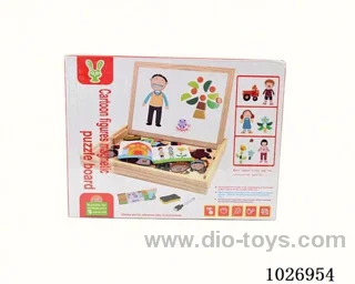 wooden toys in color box