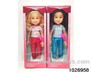 18 inch doll set in window box