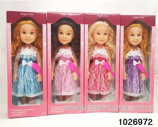 18 inch doll set in window box