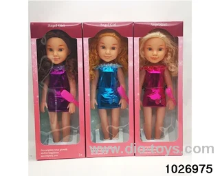 18 inch doll set in window box