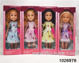 18 inch doll set in window box