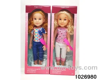 18 inch doll set in window box