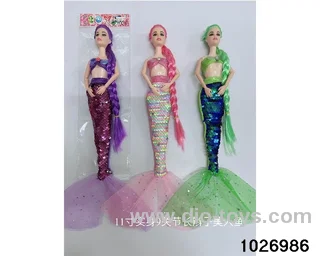 11 inch 9 joints Barbie in opp bag
