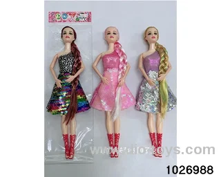 11 inch 9 joints Barbie in opp bag