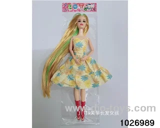 11 inch 9 joints Barbie in opp bag