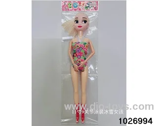 11 inch 9 joints Barbie in opp bag