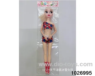 11 inch 9 joints Barbie in opp bag