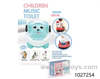 Children's toilets with light/music