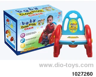 Children's toilet chairs with music