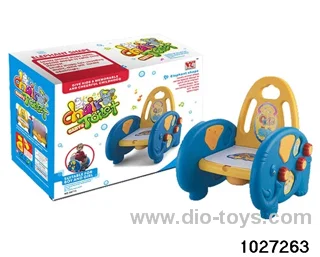 Children's toilet chairs with music