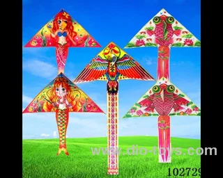 kite with line in opp bag