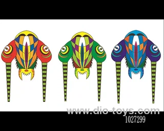 kite with line in opp bag