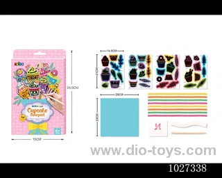DIY Scratch art toys in color box
